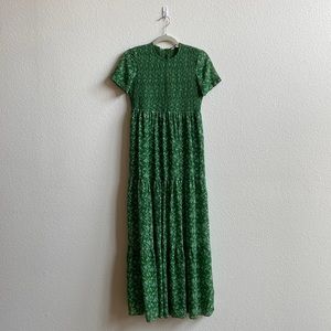 Kelly green Zara maxi dress